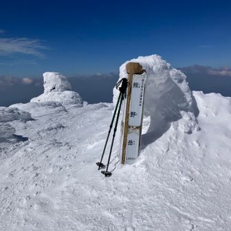 山頂。誰もいません。静かで良き。