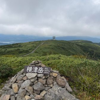 ②横津岳w 大沼が見えたけど🤩駒ヶ岳がまた見えなくなっていた