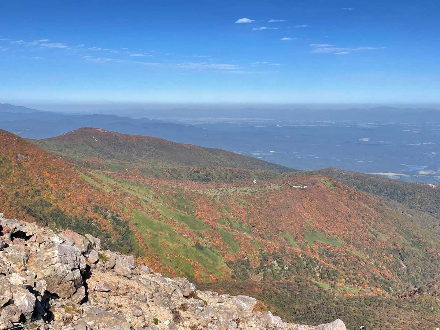 とにかく朝日岳方面の紅葉が綺麗！何度も同じ写真を撮ってしまう😅