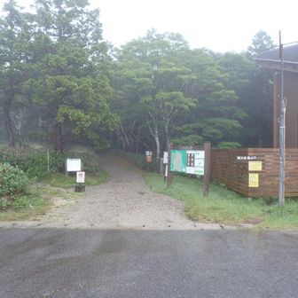 朝7時25分霧程度になったので出発します。