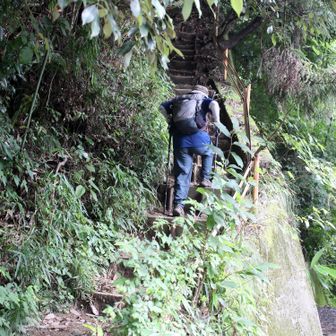 景信山登山口から早速登って行きます！