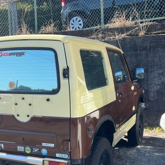 駐車場に戻るとプリン号発見😳