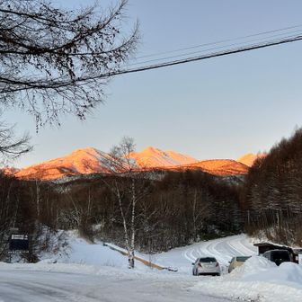 スタートです！
朝焼けが綺麗です😊