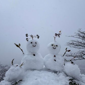 可愛い雪だるま