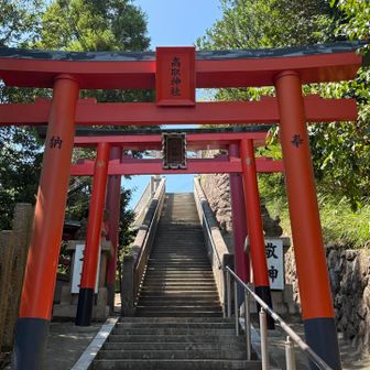 高取神社の参詣階段