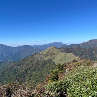 石鎚山も見える⛰️