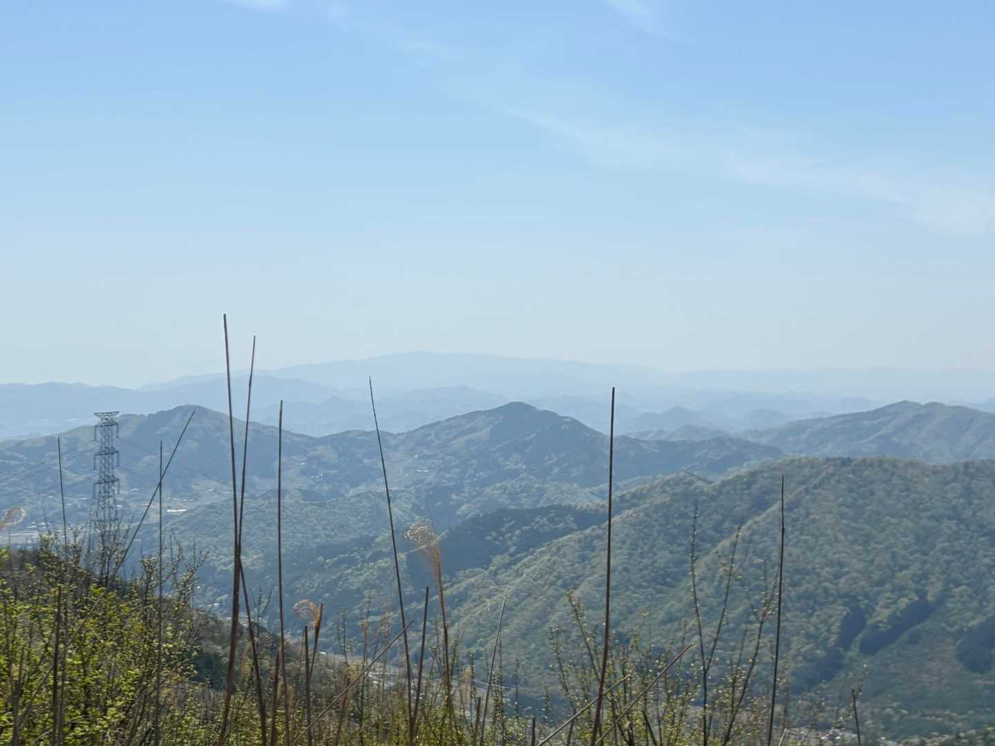 剣尾山・横尾山・行者山 縦走ルートの写真