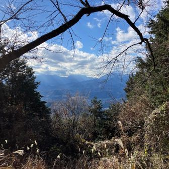 丹沢の山々…方面がこんなかんじなので☁️で富士山🗻も隠れてます…