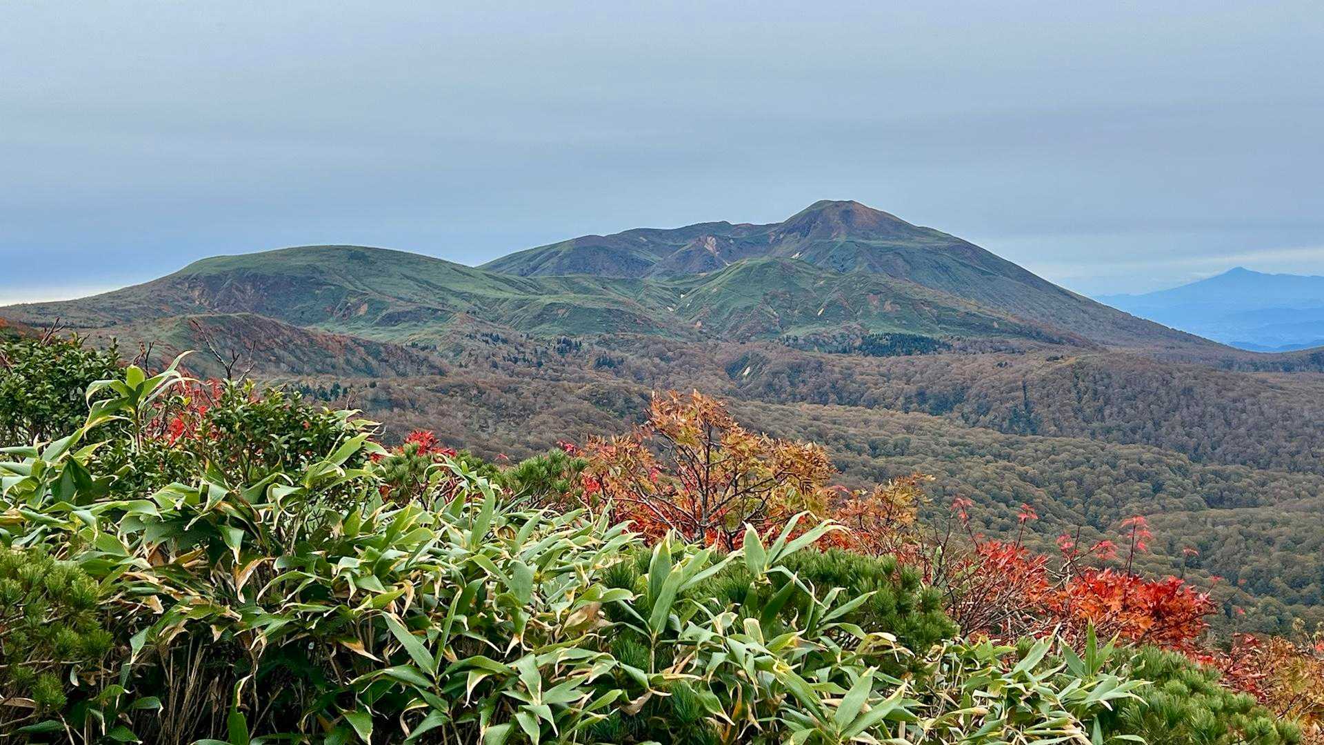 秋田駒ヶ岳からの縦走の登山者も多いそうです