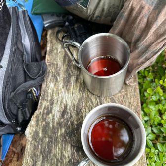 今回は、コーヒー☕︎と羊羹のみ