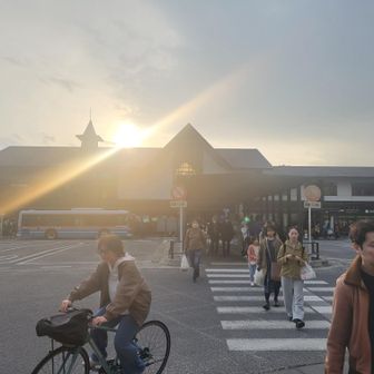 すっかり夕暮れ。お疲れ山？