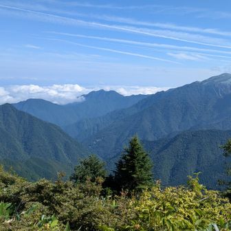 雲海も見える