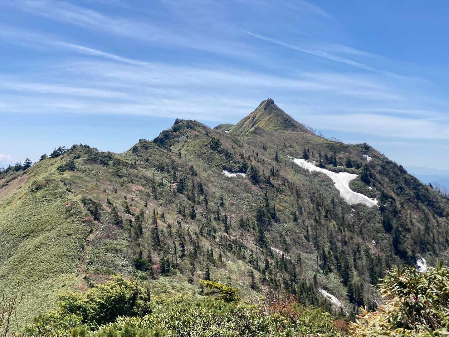 高手山-西峰-剣ヶ峰山-武尊山 往復コースの写真