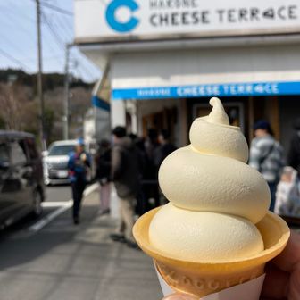 チーズソフト🍦😁
クリーミーでコクがあり旨ーい👍