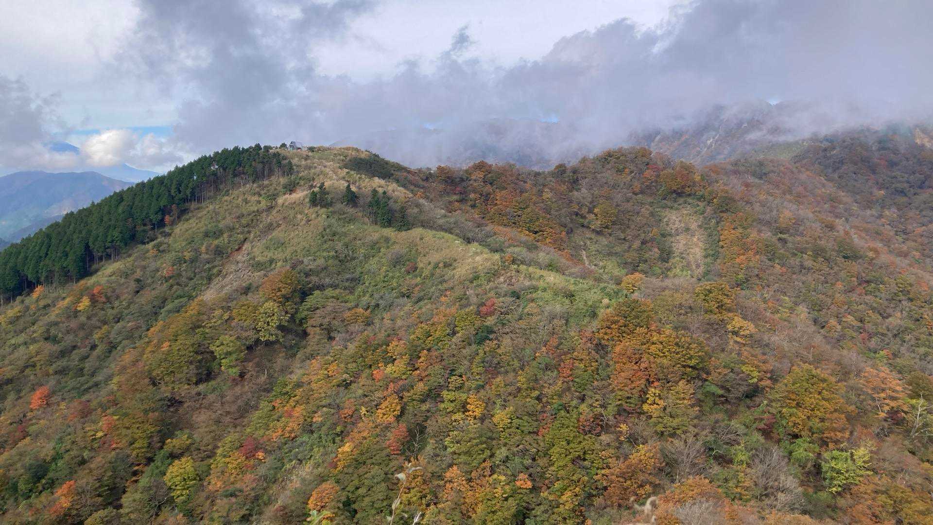 三ノ塔-烏尾山-行者ヶ岳-木ノ又大日-塔ノ岳-小丸-鍋割山 縦走コースの写真