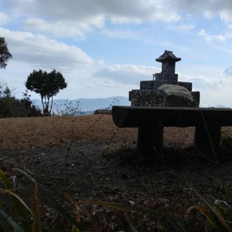 岩屋山々頂から見渡す