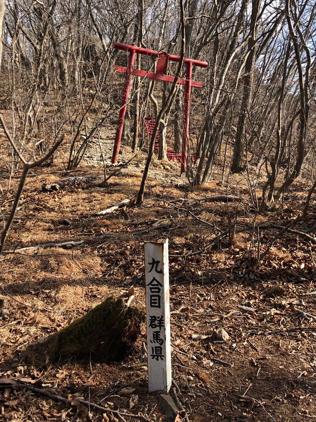 天狗山西峰 往復コースの写真