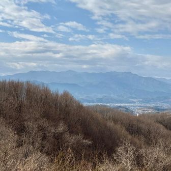 崇台山 山頂から榛名山