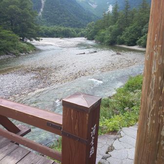 河童橋はすごい人でした