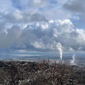 城山ビューポイントから
降ってないだけで大満足
