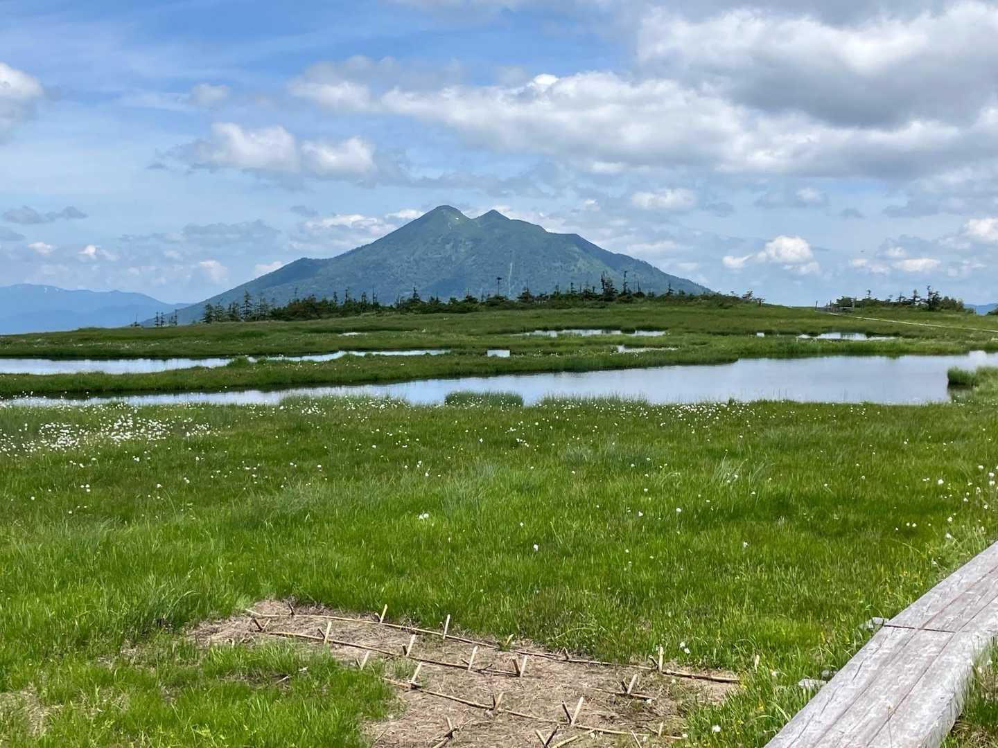 アヤメ平まで来れば燧ヶ岳がハッキリ見える