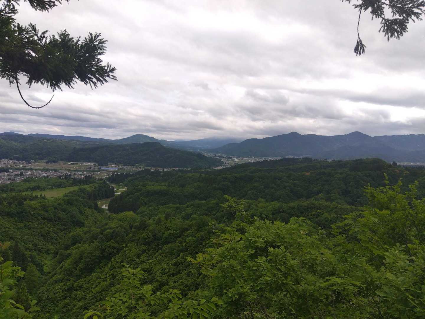 山城跡-御嶽山 周回コースの写真