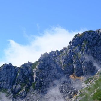荒々しい岩山🪨