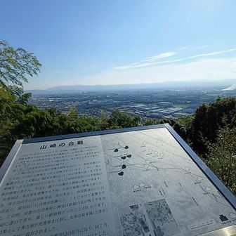 旗立松展望台から