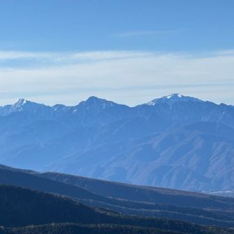 北岳、甲斐駒ヶ岳、仙丈ヶ岳