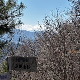 倉岳山から
また富士山