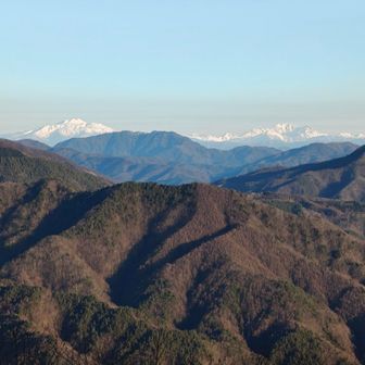 乗鞍岳と穂高岳