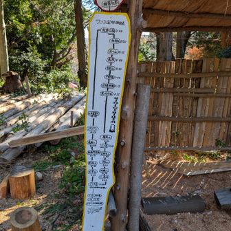 こんな登山ダイヤの様な物も書いてありました。