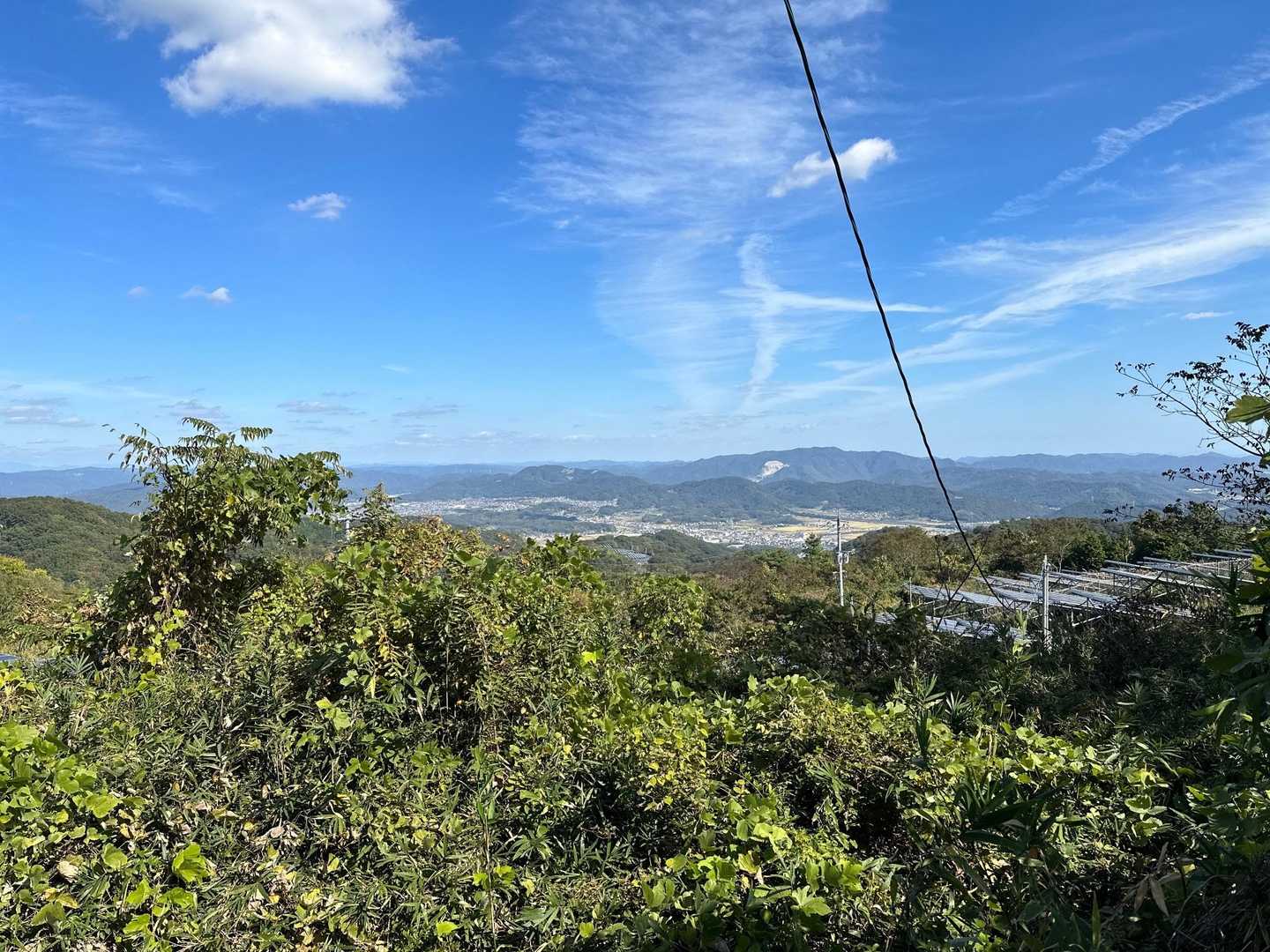 熊山が見えます。