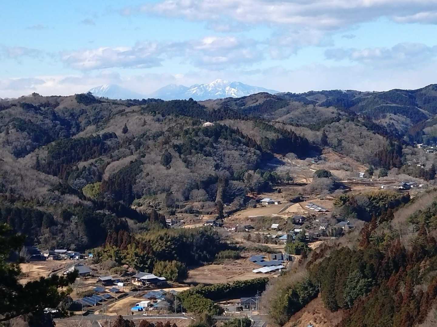 日光の山々