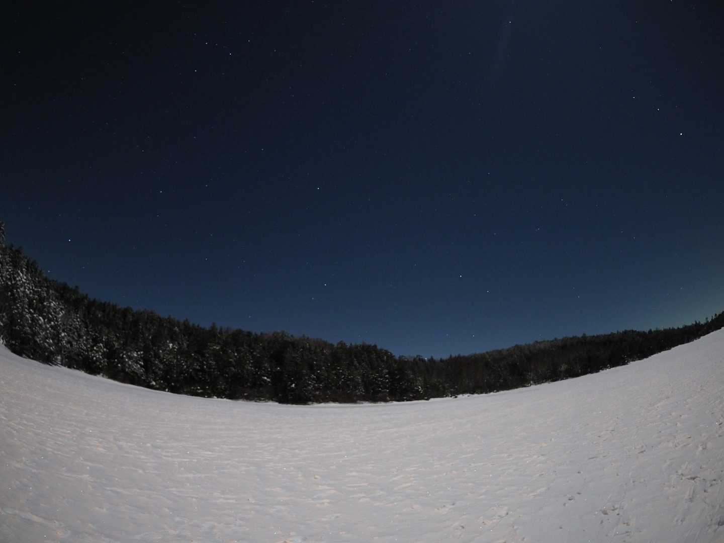 カシオペアに北極星