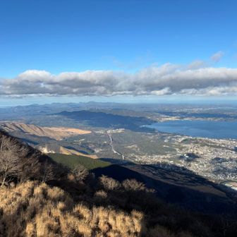 別府市内、日出方面