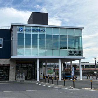 太市駅(姫新線)
オシャレなカフェもあるのに無人駅