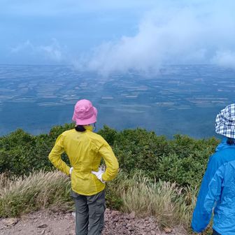 オホーツク海岸が見えました。