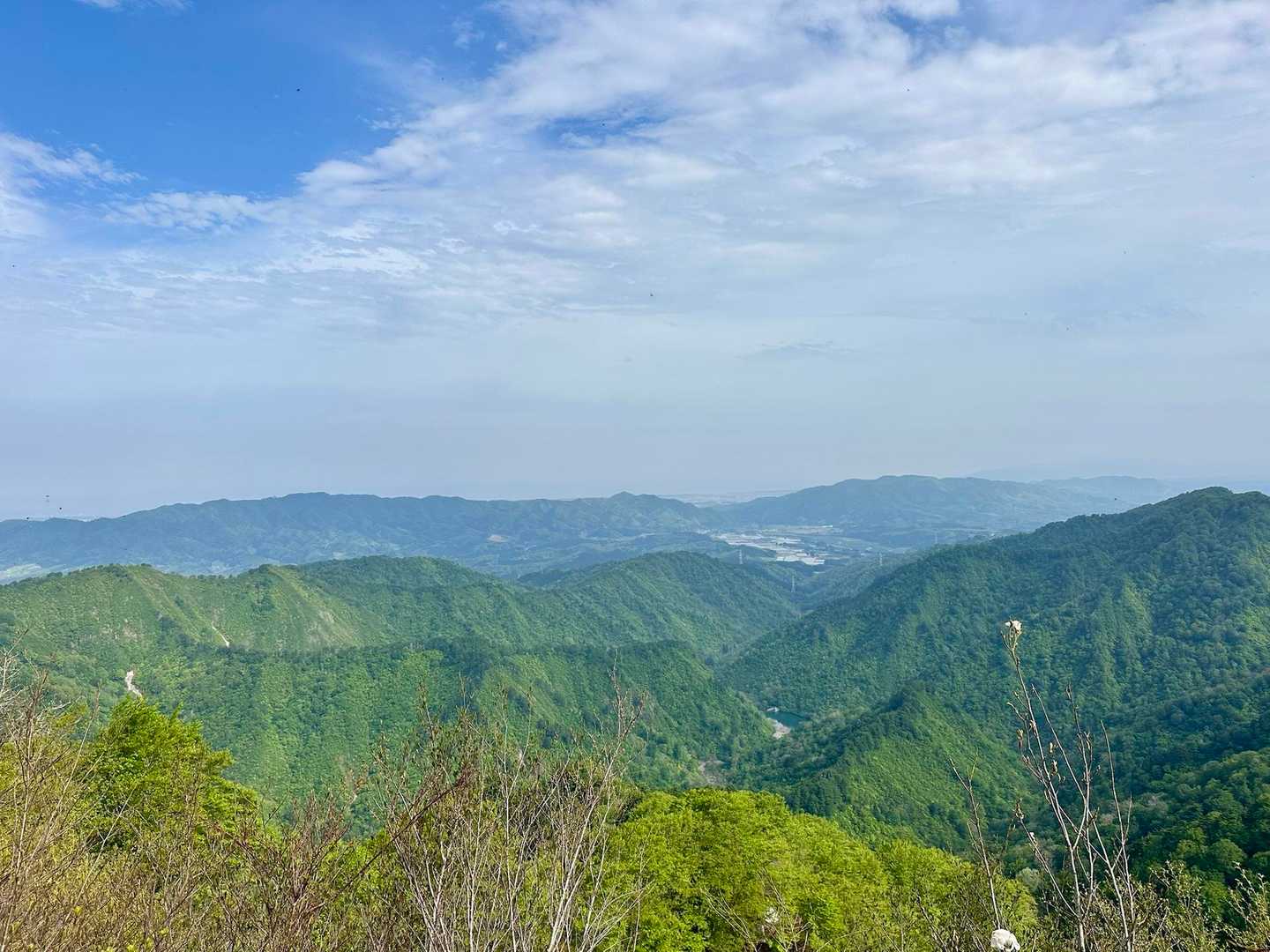 櫛形山脈　　朴坂山
