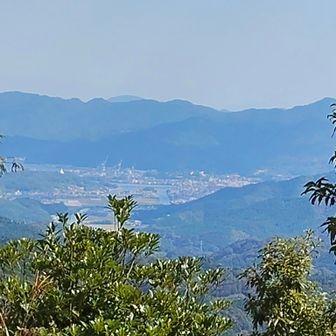 臼杵市街地方面