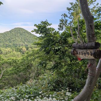 赤坂山から見た三角山