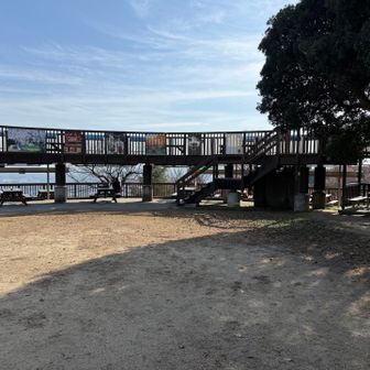 奈良側のテラス