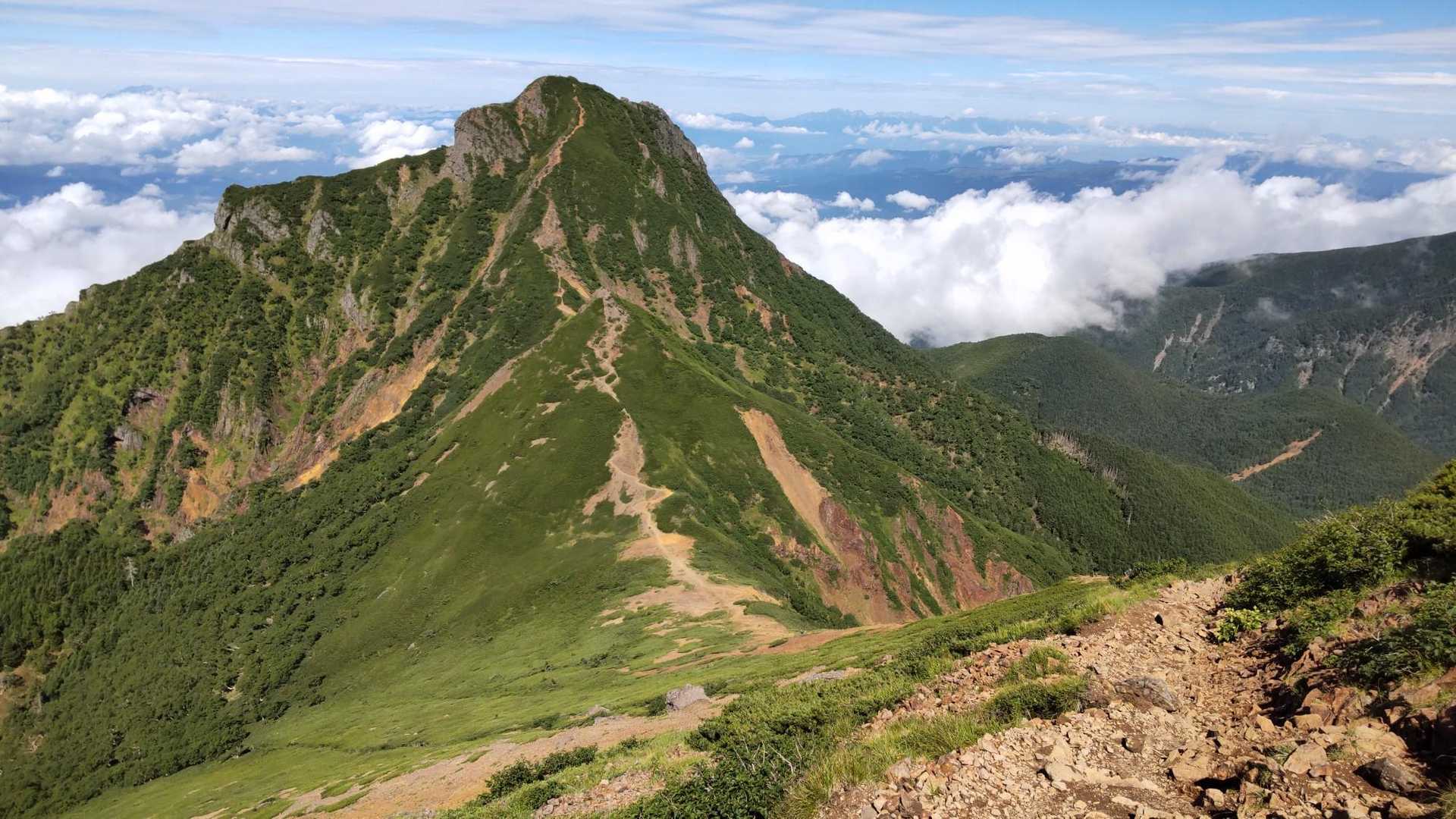 中岳と阿弥陀岳
