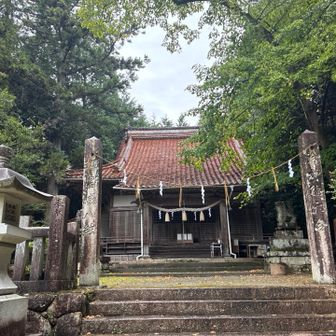 八幡神社　ゴール　おつかれ山
