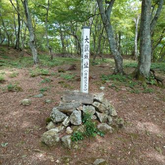 ということで小谷山登頂。
周囲は土塁に囲まれています。