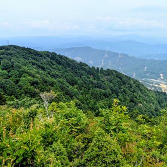 この尾根を降りる