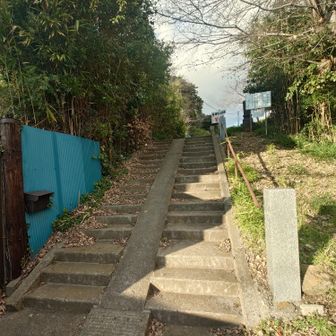 大須賀山はここからスタート