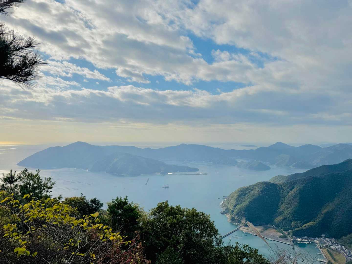 石鎚神社から南側の景色