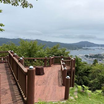 テラスからの展望も良き