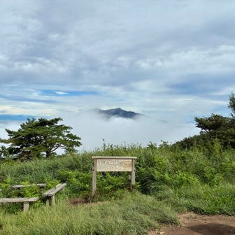 筑波山がー
